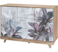 Комод Арника Мегаполис КМ-15 дуб каньон/фотопечать Бали 00-00142882