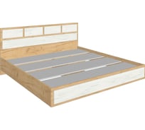 Кровать Арника Зара ЗКр16 0.85х1.64x2.05 м, крафт золотой/крафт белый 00-00144908