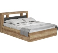 Кровать Арника Прима КР-16 1.6 м графит/дуб каньон 00-00130676