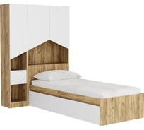 Комплект мебели Арника ГУДВИН 4 дуб крафт/белый Н142810