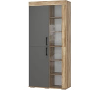 Многофункциональный шкаф Арника Прима ШК-16 графит/дуб каньон 00-00130682