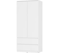 Шкаф 2-х створчатый Арника Симпл ШК-03 белый 00-00143421