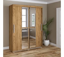 Шкаф-купе Арника Магнат ШМЗ-2.0 2.15x2.0x0.6 м крафт золотой ЗРК 00-00144635