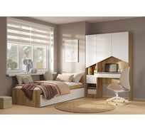 Комплект мебели Арника ГУДВИН 3 дуб крафт/белый Н142710