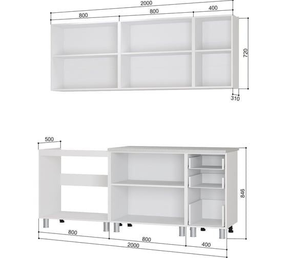 Кухня Арника Алтай 2.0 F02 00-00143402