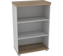 Стеллаж ООО Комус ДEASY Director низкий серый 771/дуб шамони темный 122 005.709 967905