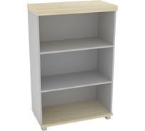 Стеллаж ООО Комус ДEASY Director низкий серый 771/дуб шамони светлый 124 005.709 967904