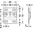 Пластина для навески Hafele 120x120 мм 290.40.991 5