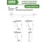 Газовый кронштейн Laurus N 50H GSO1 нагрузка 5 кг 06019 3