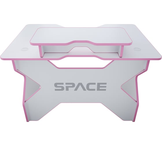 Игровой стол с подставкой для монитора VMMGAME SPACE 120 LIGHT розовый BASE ST-1-BS-1-WPK-120SET