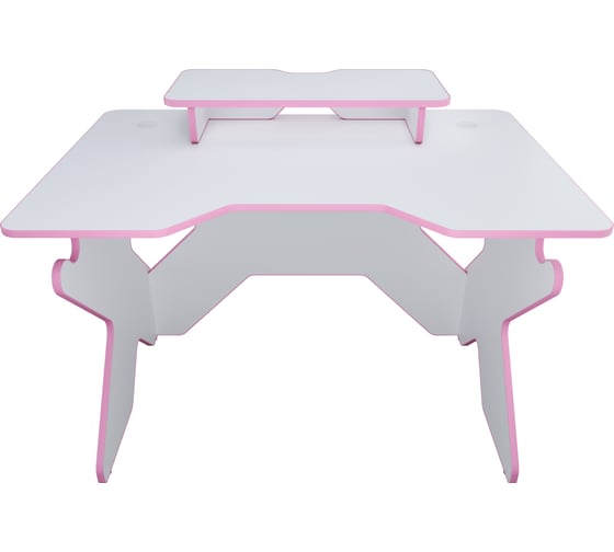 Игровой стол с подставкой для монитора VMMGAME SPACE 120 LIGHT розовый BASE ST-1-BS-1-WPK-120SET