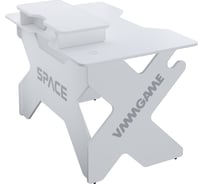 Игровой стол с подставкой для монитора VMMGAME SPACE 120 LIGHT белый BASE ST-1-BS-1-WWE-120SET