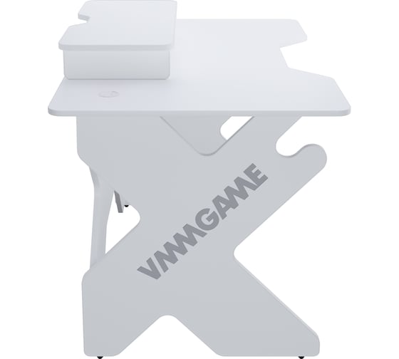Игровой стол с подставкой для монитора VMMGAME SPACE 120 LIGHT белый BASE ST-1-BS-1-WWE-120SET