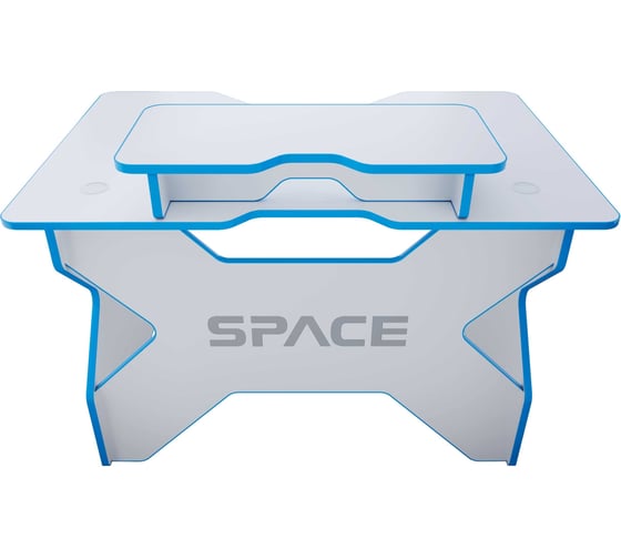Игровой стол с подставкой для монитора VMMGAME SPACE 120 LIGHT синий BASE ST-1-BS-1-WBE-120SET