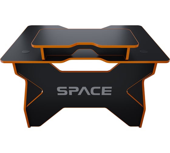 Игровой стол с подставкой для монитора VMMGAME SPACE 120 DARK оранжевый BASE ST-1-BS-1-BOE-120SET