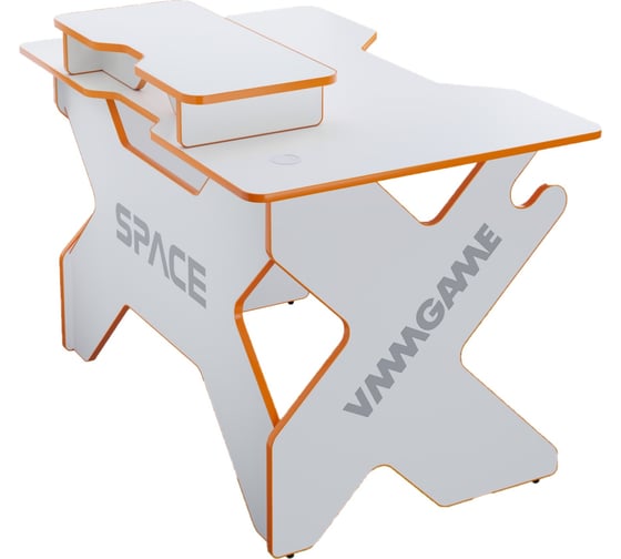 Игровой стол с подставкой для монитора VMMGAME SPACE 120 LIGHT оранжевый BASE ST-1-BS-1-WOE-120SET