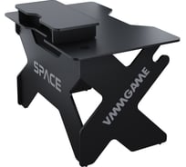 Игровой стол с подставкой для монитора VMMGAME SPACE 120 DARK чёрный BASE ST-1-BS-1-BBK-120SET
