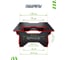 Игровой стол с подставкой для монитора VMMGAME SPACE 120 DARK красный BASE ST-1-BS-1-BRD-120SET 3