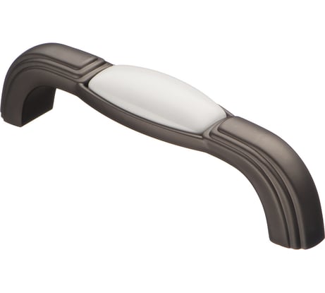 Ручка-скоба Kerron с фарфором, 96 мм, графит SF13-11-96 GF