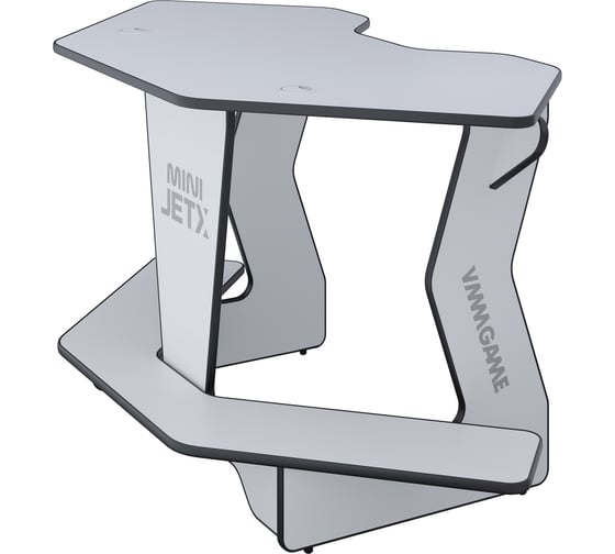 Игровой угловой компьютерный cтол VMMGAME JETXmini LIGHT BLACK SF-1WBK-M