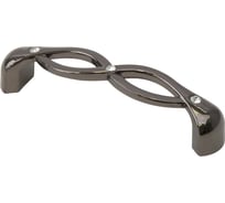 Ручка-скоба с кристаллами KERRON 96 мм, черный хром CRL34-96 BN