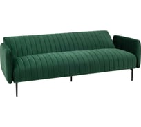 Диван прямой раскладной Стул Груп Дрезден велюр зелёный vd-drezden-b19