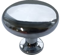 Мебельная ручка-кнопка Trodos 9095 алюминий, хром 303581