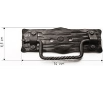 Кованая дверная ручка Covali MS-89