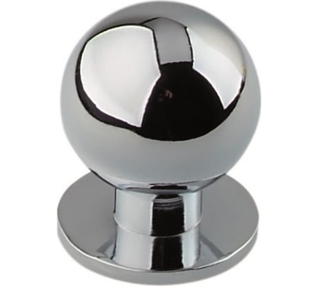 Мебельная ручка-кнопка Trodos ZY-108 сплав ЦАМ, хром 303031