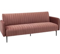 Диван прямой раскладной Стул Груп Дрезден велюр пыльно-розовый vd-drezden-b15