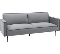 Диван прямой раскладной Стул Груп Кассель велюр серый vd-cassel-vl12