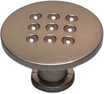 Мебельная ручка-кнопка Trodos ZY-59 сплав ЦАМ, никель 303427