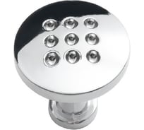 Мебельная ручка-кнопка Trodos ZY-59 сплав ЦАМ, хром 303426