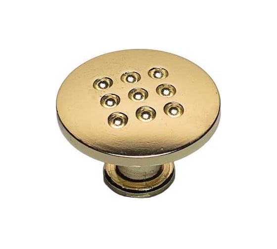 Мебельная ручка-кнопка Trodos ZY-59 сплав ЦАМ, золото 303425