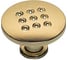 Мебельная ручка-кнопка Trodos ZY-59 сплав ЦАМ, золото 303425 1