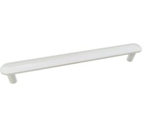 Ручка-скоба мебельная Trodos DMZ-22650 160 мм, сплав ЦАМ, белый матовый 303632