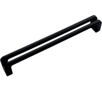 Ручка-скоба мебельная Trodos 2567 160 мм, сплав ЦАМ, черный матовый 303517