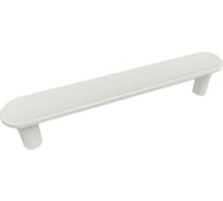 Ручка-скоба мебельная Trodos DMZ-22650 96 мм, сплав ЦАМ, белый матовый 303624