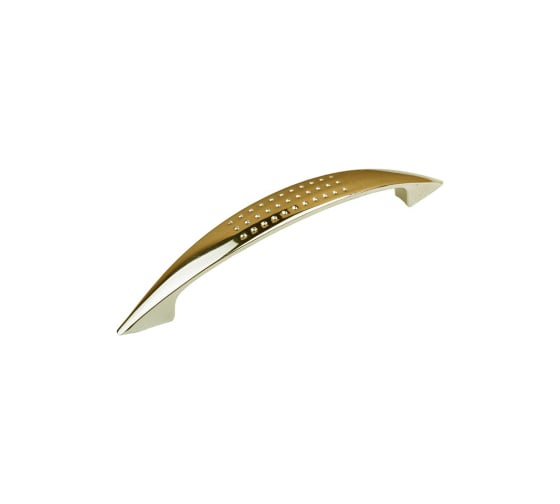 Ручка-скоба мебельная Trodos ZY-10 96 мм, сплав ЦАМ 26гр, золото 303384 1