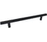 Ручка-рейлинг мебельная Trodos 8926 D12x160-220 мм, сталь, черный матовый 303145 1
