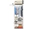 Вешалка напольная для одежды Oqqi 55х35.5х171 Hanger-White 1