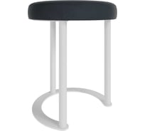 Пуф чёрный с металлическим каркасом GENGLASS HORSIX GGS-01-3-2