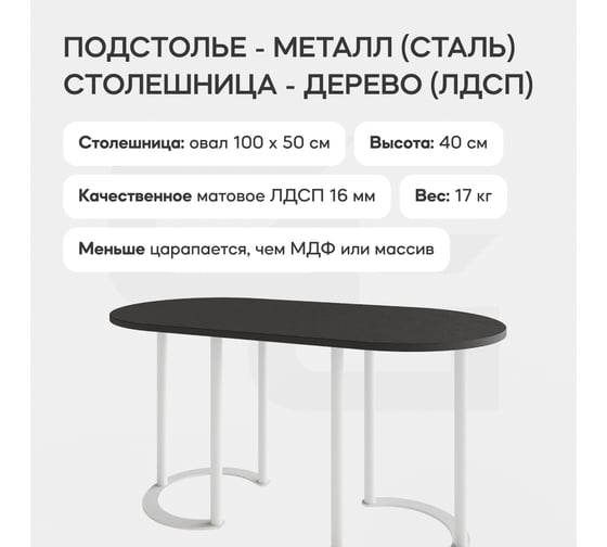Журнальный столик с металлическим подстольем GENGLASS DUHORSIX Low GGT-19-3-2