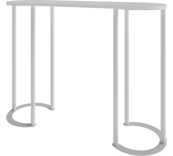 Консоль с металлическим подстольем GENGLASS DUHORSIX High GGK-03-3-3