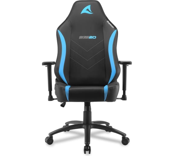Игровое кресло Sharkoon Skiller SGS20 чёрно-синее SGS20-BK/BU