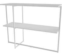 Консольный стол с металлическим подстольем GENGLASS DVALIS GGK-01-3-3