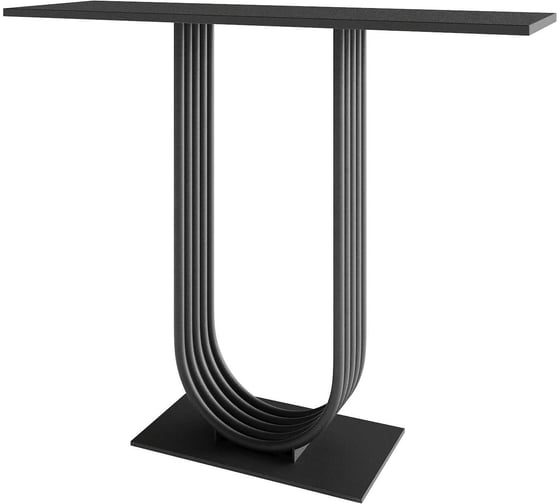 Стол консольный с металлическим подстольем GENGLASS ARFEO GGK-02-2-2-100