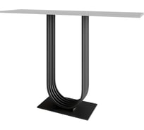 Стол консольный с металлическим подстольем GENGLASS ARFEO GGK-02-2-3-120