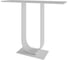 Стол консольный с металлическим подстольем GENGLASS ARFEO GGK-02-3-3-100 1