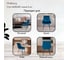 Стул Ridberg HARLEM синий 2 шт BOX 1211908 5